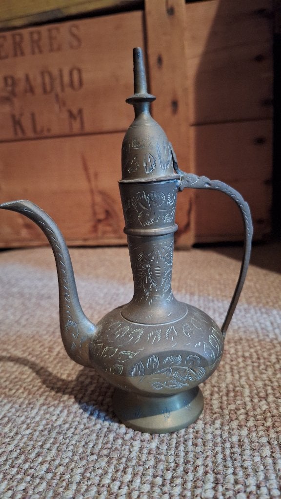 Vintage Oosterse Miniatuurkan, Ophalen, Koper