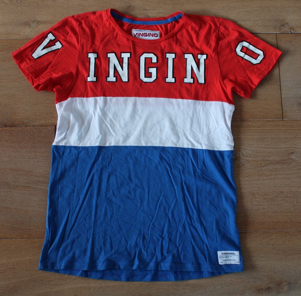 T-shirt van Vingino maat 14 / 164, Kinderen en Baby's, Kinderkleding | Maat 164, Gebruikt, Ophalen of Verzenden, Vingino, Shirt of Longsleeve