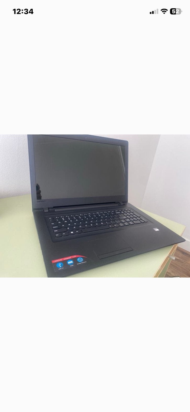 Lenovo Ideapad 110-17ACL Laptop - 17 inch, Ophalen, 17 inch of meer, 2 tot 3 Ghz