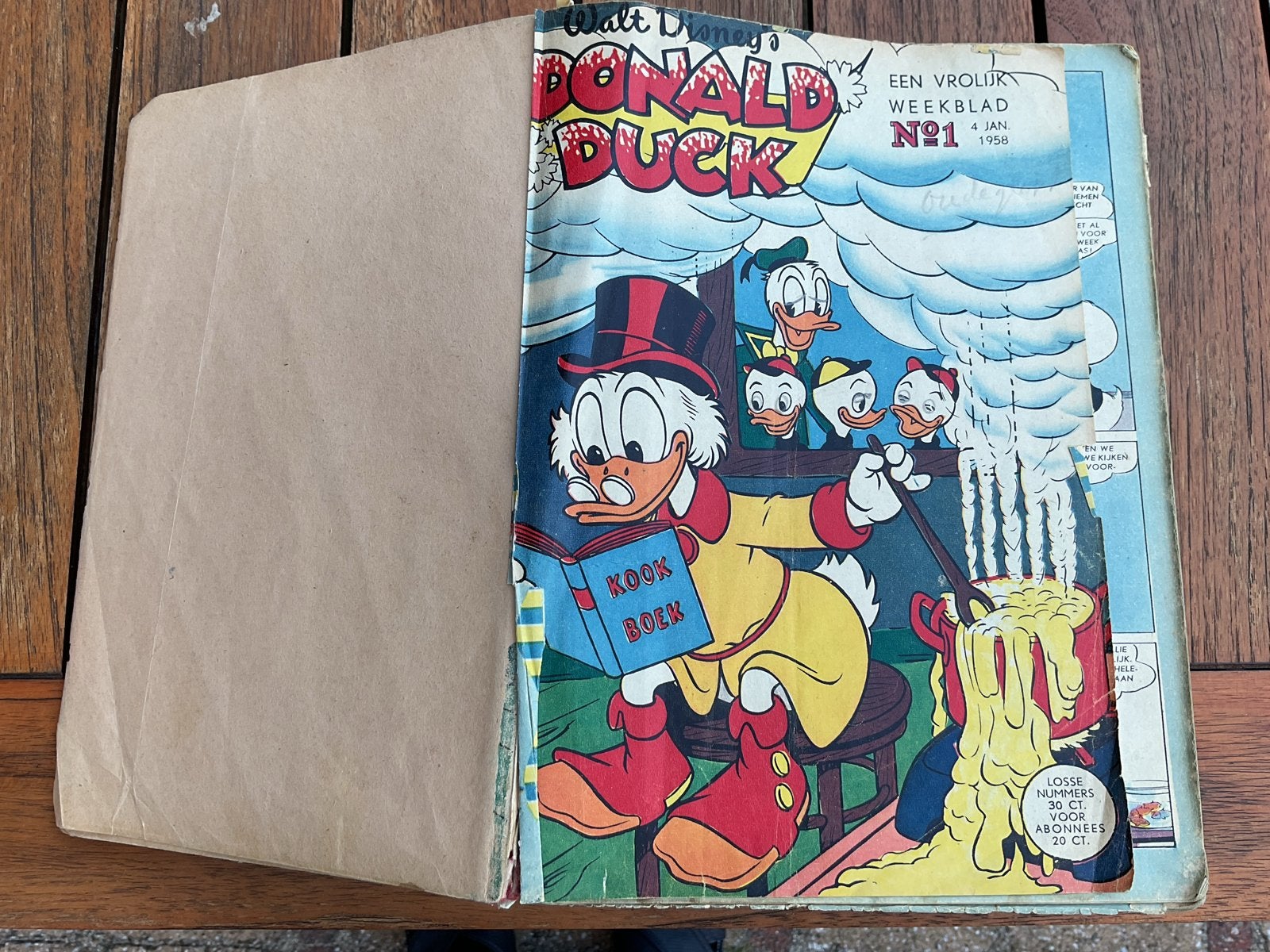 Complete bundel Donald Duck uit 1958 - Zeldzaam!, Boeken, Complete serie of reeks, Ophalen, Gelezen