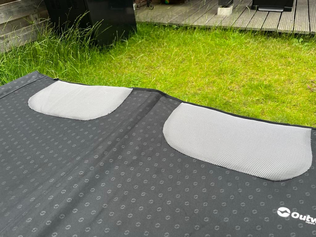 Outwell Posada Dubbel Vouwbed - Volledig gereinigd, Caravans en Kamperen, Ophalen of Verzenden, Zo goed als nieuw