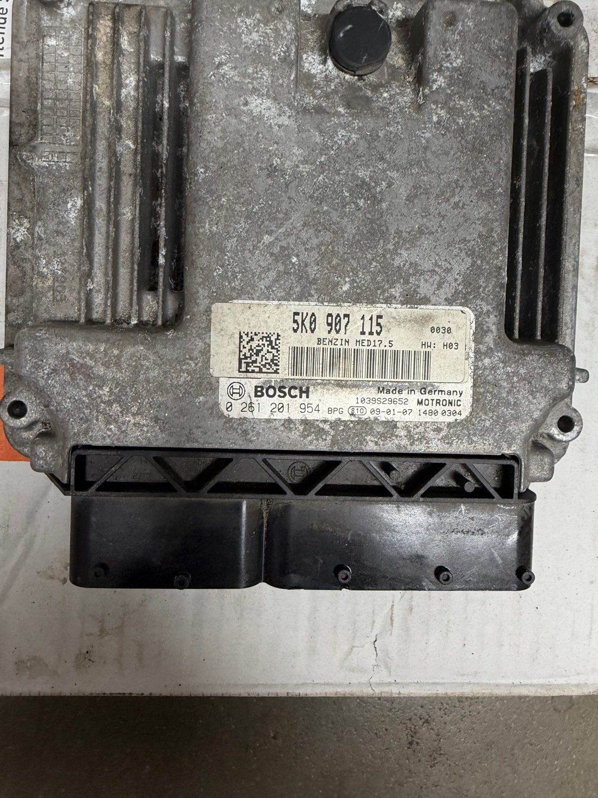 Bosch ECU Motorregeleenheid 5K0 907 115 - Benzine MED17.5, Ophalen of Verzenden, Gebruikt, Volkswagen