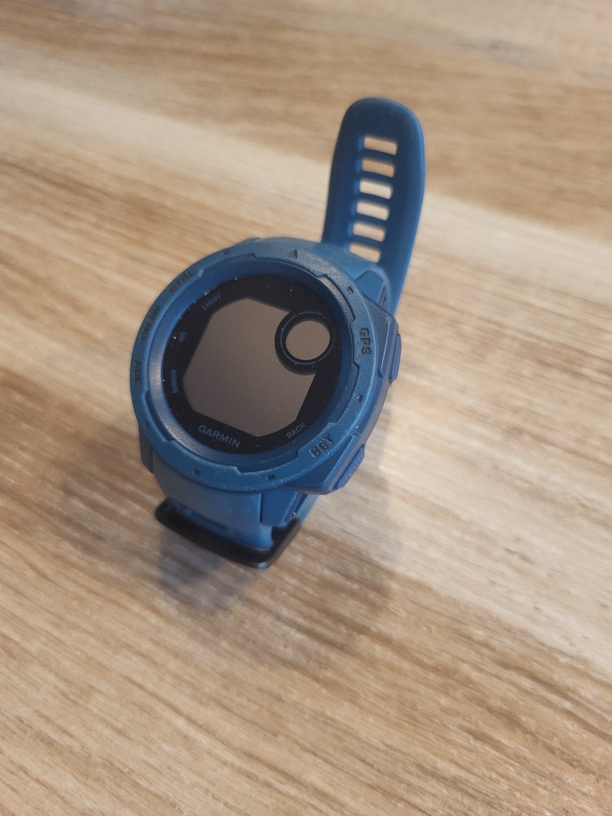 Garmin Instinct GPS Smartwatch - Lakeside Blue, Gebruikt, Blauw, Garmin, Ophalen of Verzenden