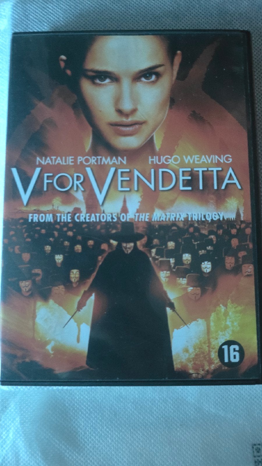 V for Vendetta DVD - Actiethriller met Natalie Portman, Vanaf 16 jaar, Nederlands, Actiethriller, Ophalen of Verzenden