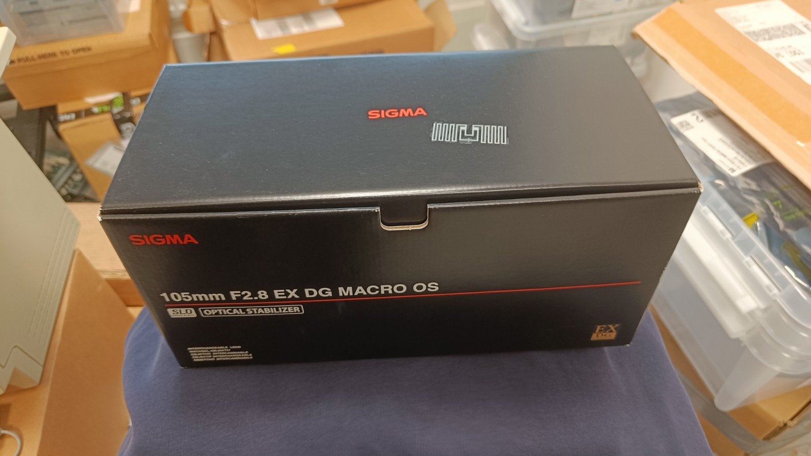 Sigma 105mm F2.8 EX DG MACRO OS voor Canon AF, Ophalen, Sigma, Nieuw, Macrolens