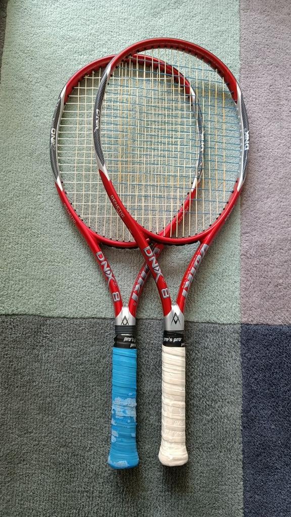 2x Völkl DNX8 tennisrackets, Sport en Fitness, Tennis, Gebruikt, Racket, Overige merken, Ophalen of Verzenden