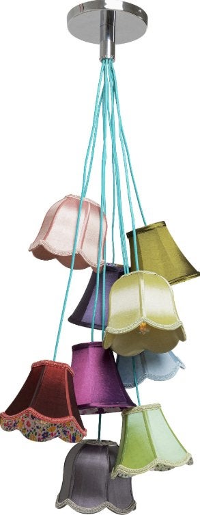 Kare Design Hanglamp Saloon Flowers 9-Lichts, Ophalen, Zo goed als nieuw, E27 (groot)
