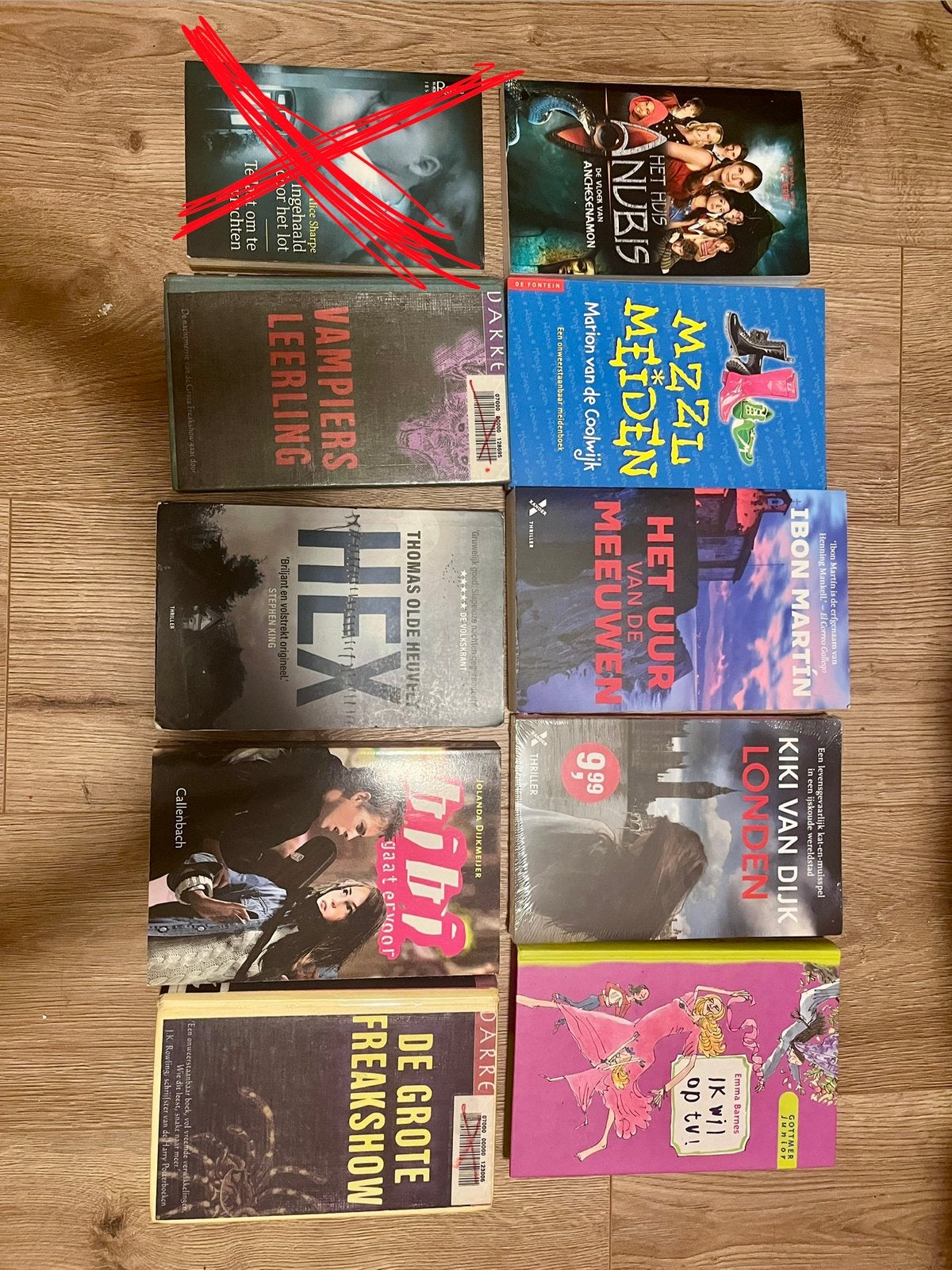 Grote collectie boeken: thrillers, jeugdboeken en meer, Ophalen, Gelezen, Nederland