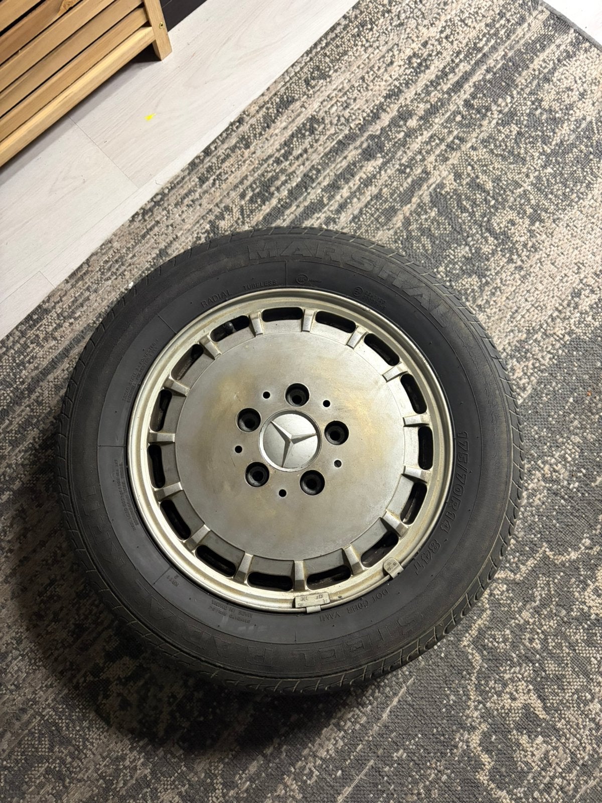 Mercedes putdeksel velgen 14 inch voor de w201, Ophalen of Verzenden