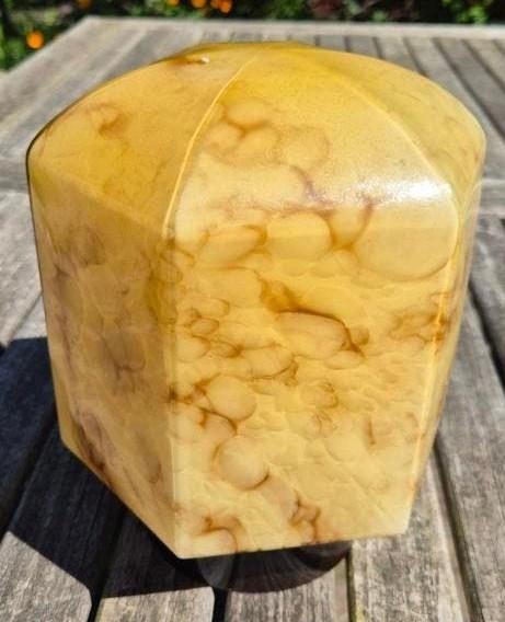 Thabur Den Haag antieke plafonnière gemarmerd, Ophalen of Verzenden