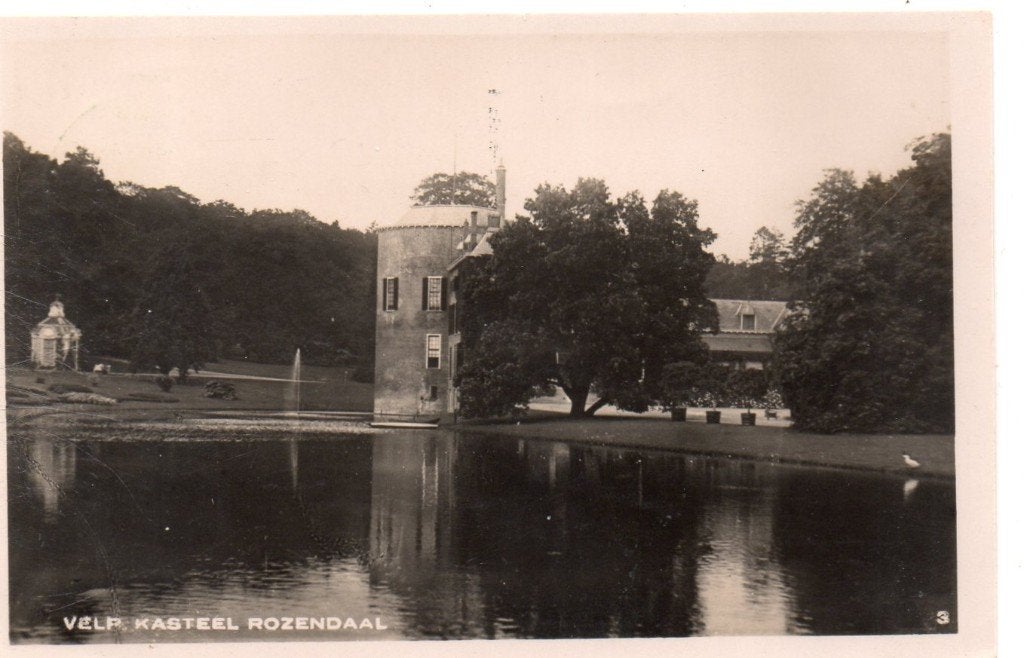 Velp  Kasteel Rozendaal, Ophalen of Verzenden, 1940 tot 1960, Gelopen, Gelderland