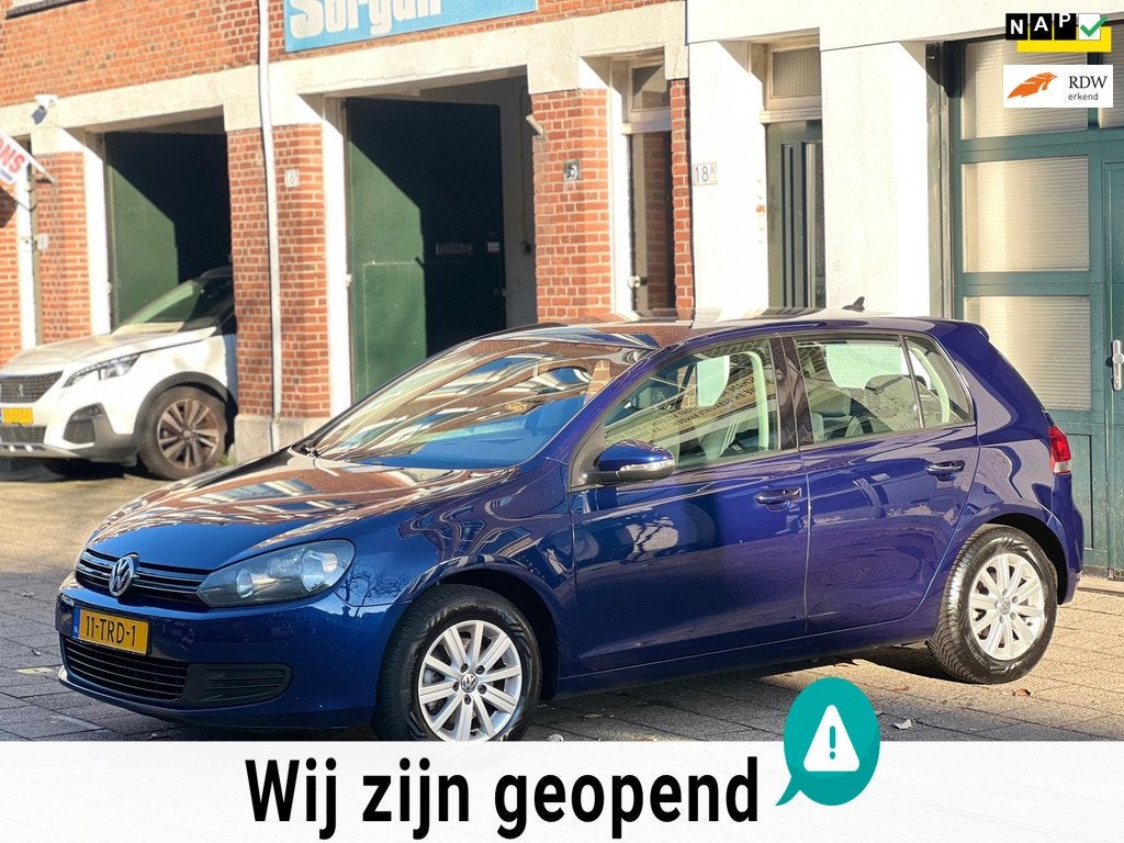 Volkswagen Golf 1.4 TSI Comfortline-automaat-elek ramen, Auto's, Volkswagen, Euro 5, Gebruikt, 4 cilinders, Blauw