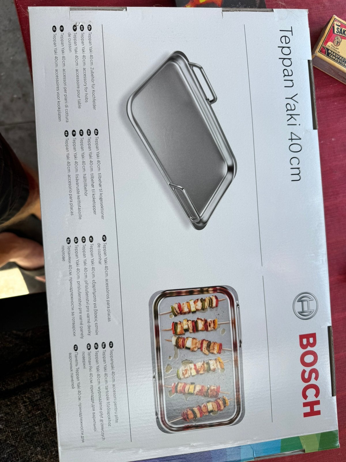 Teppan Yaki grillplaat, Ophalen, Nieuw