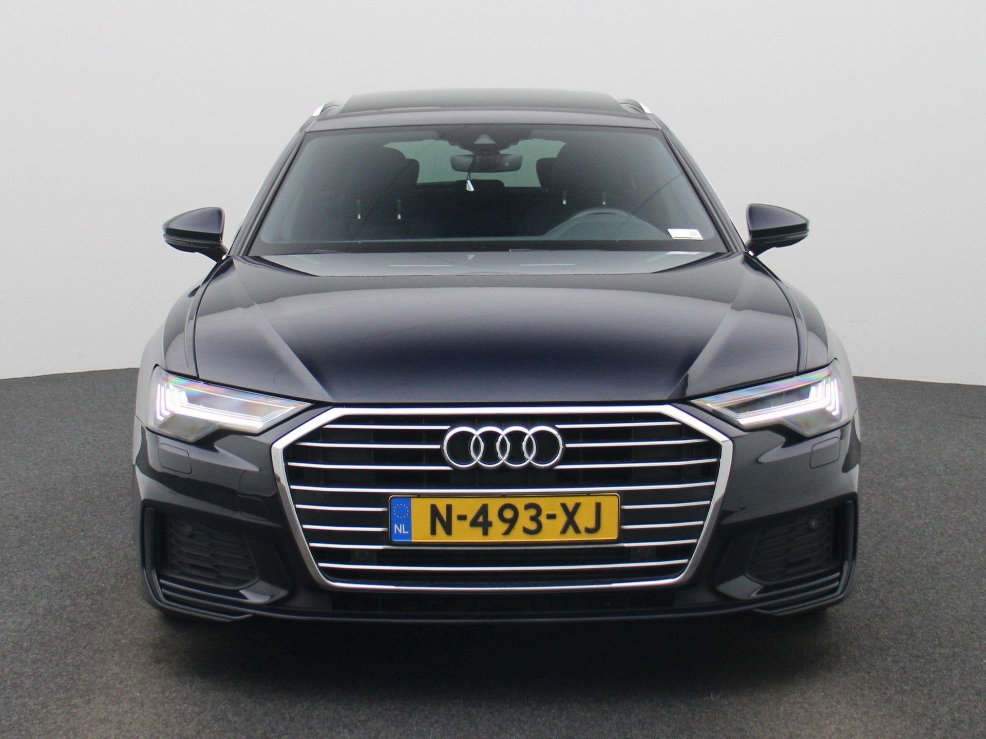 Audi A6 Avant 40 TFSI Advanced edition Panorama-glasdak, Ach, Auto's, Audi, Stof, Blauw, Nieuw, 204 pk