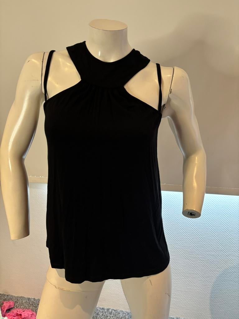 Versace jeans shirt maat it 42.  M, Maat 38/40 (M), Zwart, Ophalen of Verzenden, Zo goed als nieuw