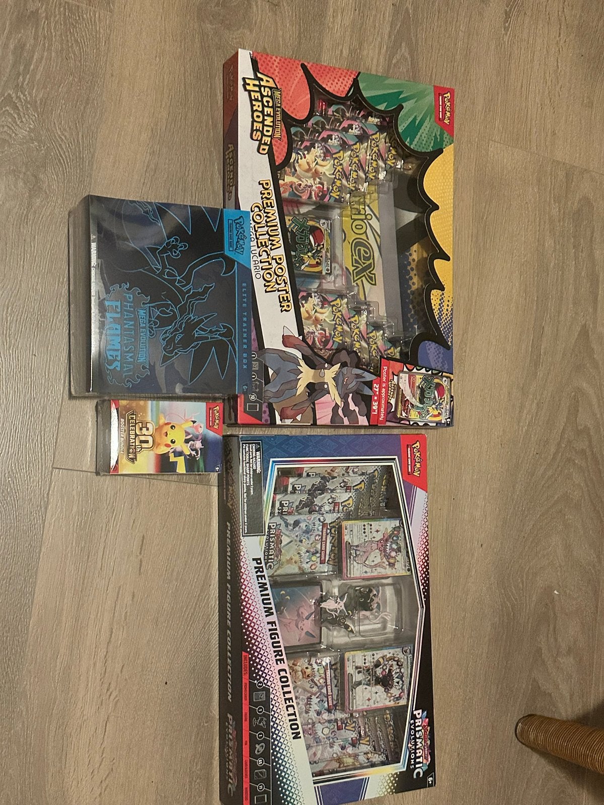 Pokémon Sealed: Phantasmal Flames ETB + Prismatic Evolutions, Verzenden, Nieuw, Overige typen