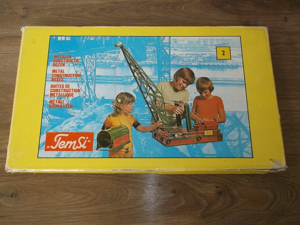 Vintage Metaal Constructie Semsi Speel Set, Ophalen of Verzenden, Gebruikt