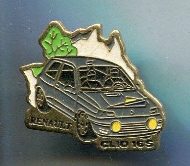 Renault Clio 16S koper auto PIN ( BLAD9_970 ), Ophalen of Verzenden, Nieuw, Transport, Speldje of Pin