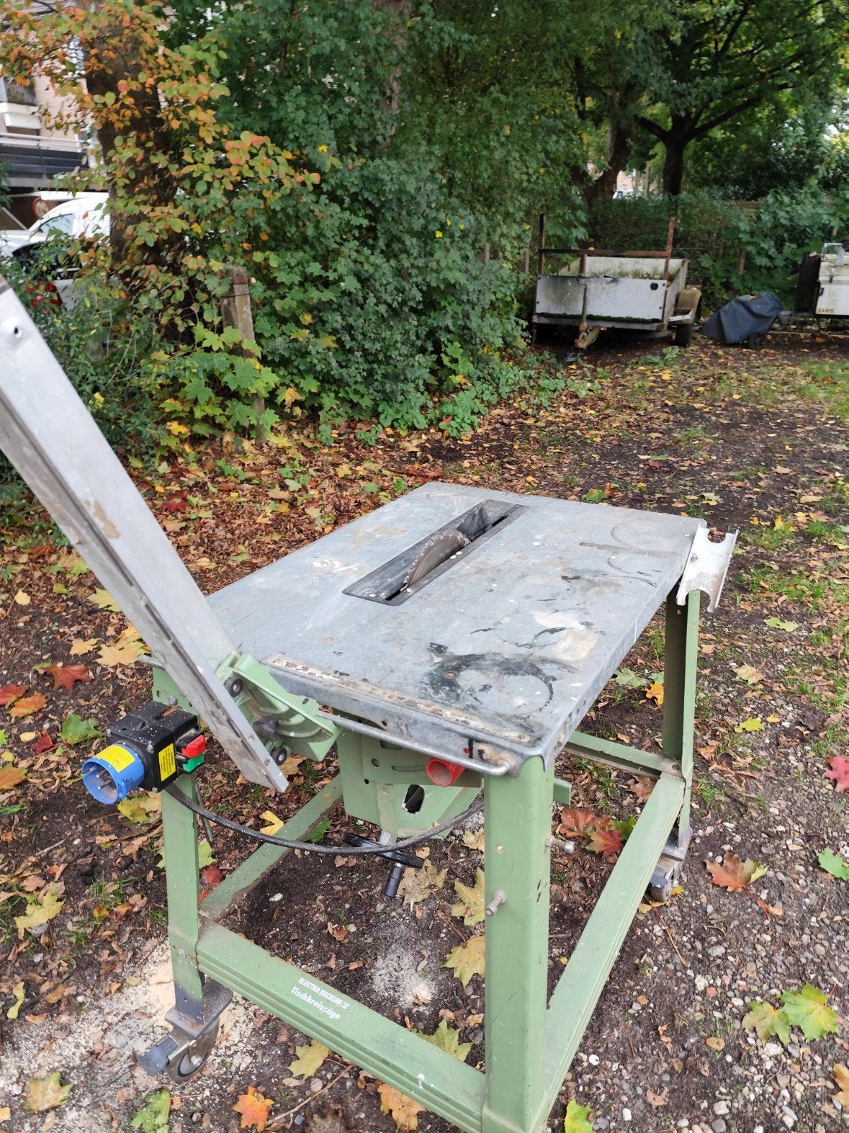 zaagtafel 315mm  230V, Ophalen, Gebruikt, Cirkelzaag, 30 tot 70 mm