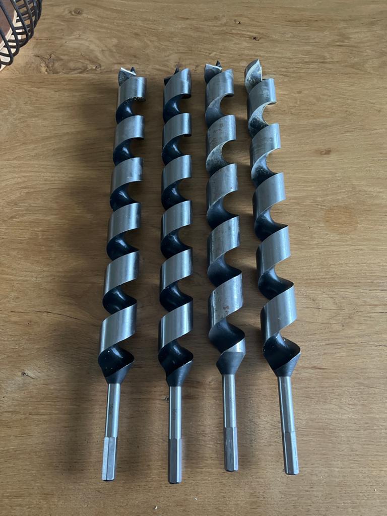 Slangenboren set 2x35mm en 2x36mm, Ophalen of Verzenden, Gebruikt, Overige typen