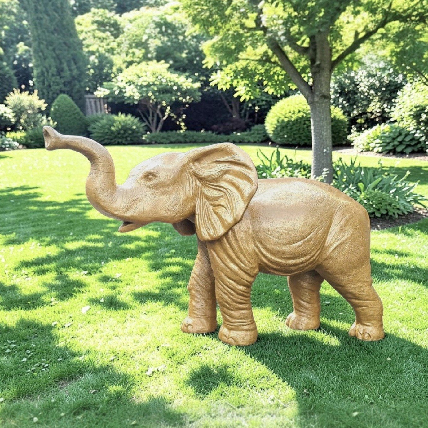 Olifant beeld, gorilla tuinbeeld koe, kalf, koe beeld, Ophalen, Nieuw, Kunststof, Dierenbeeld