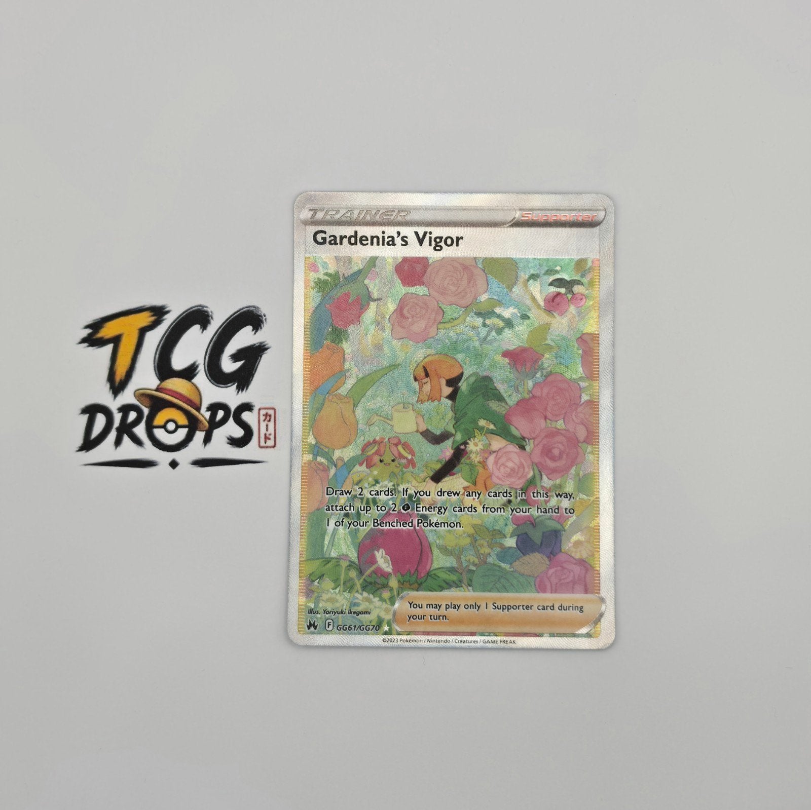Gardenia's Vigor GG61/GG70	Crown Zenith, Ophalen of Verzenden, Zo goed als nieuw, Losse kaart, Foil