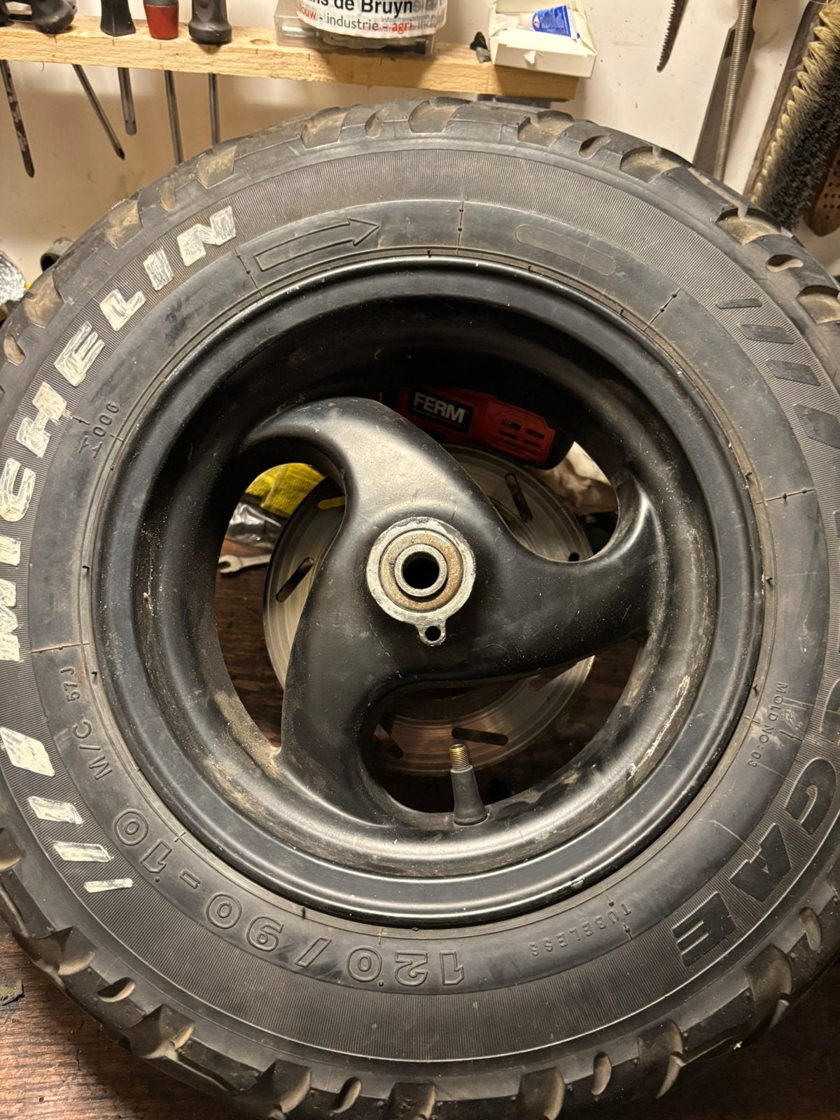 Piaggio tph velggenset, Ophalen, Zo goed als nieuw