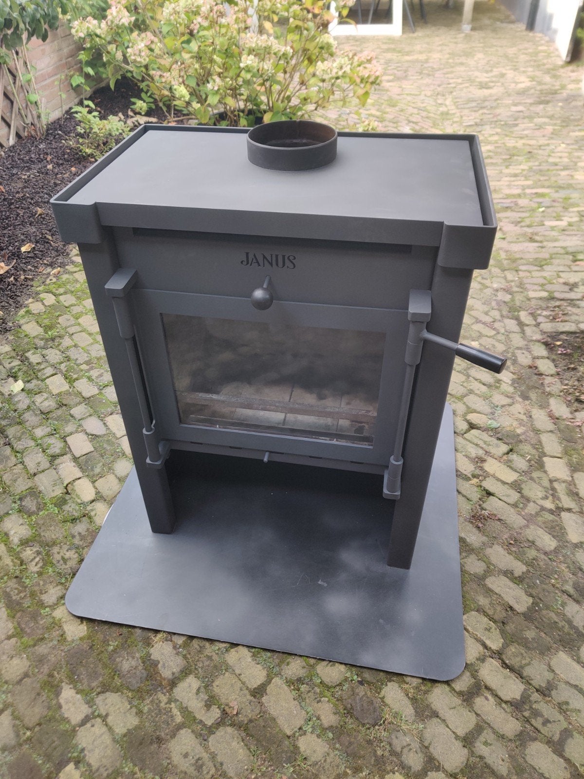 Janus 9 Houtkachel gebruikt, in goede staat, Ophalen, Gebruikt, Vrijstaande haard, Houthaard