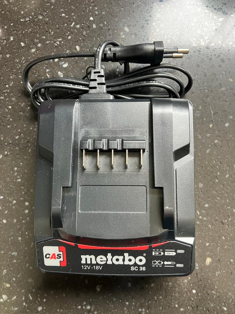 Metabo SC 36 Li-ion Acculader 12V-18V, Doe-het-zelf en Verbouw, Gereedschap | Machine-onderdelen en Toebehoren, Ophalen of Verzenden