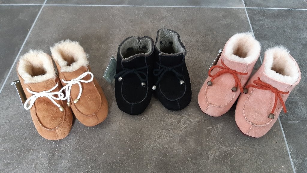Kinderpantoffels Maat 24 Lamsbont Schaap Merino Texel, Jongen of Meisje, Coby Dogger Bontcouture, Overige typen, Nieuw