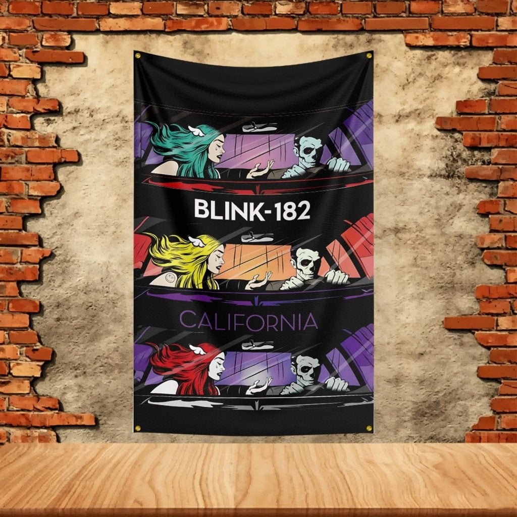 Grote vlaggen Blink 182 (150x90cm), Ophalen of Verzenden, Nieuw