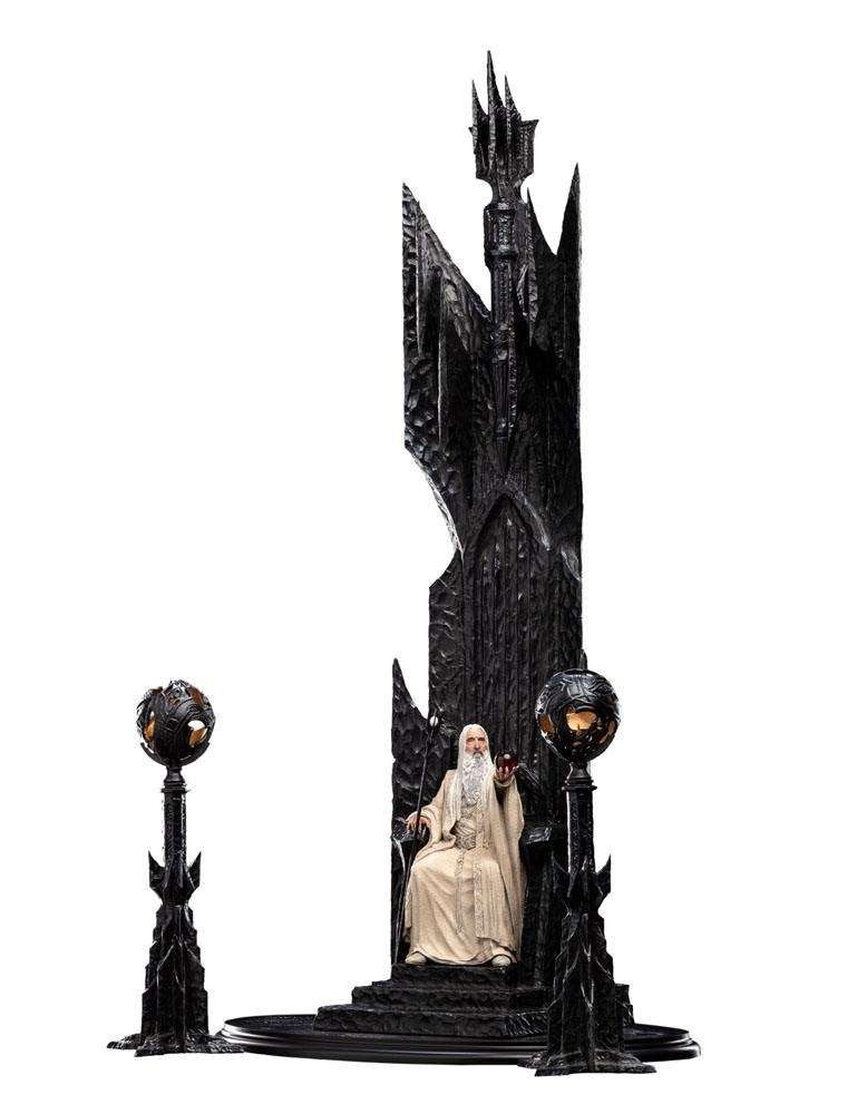 Weta LOTR Saruman the White on Throne, West Campus 1 76863 Herxheim (DE), Heo GmbH, Nieuw, Ophalen of Verzenden