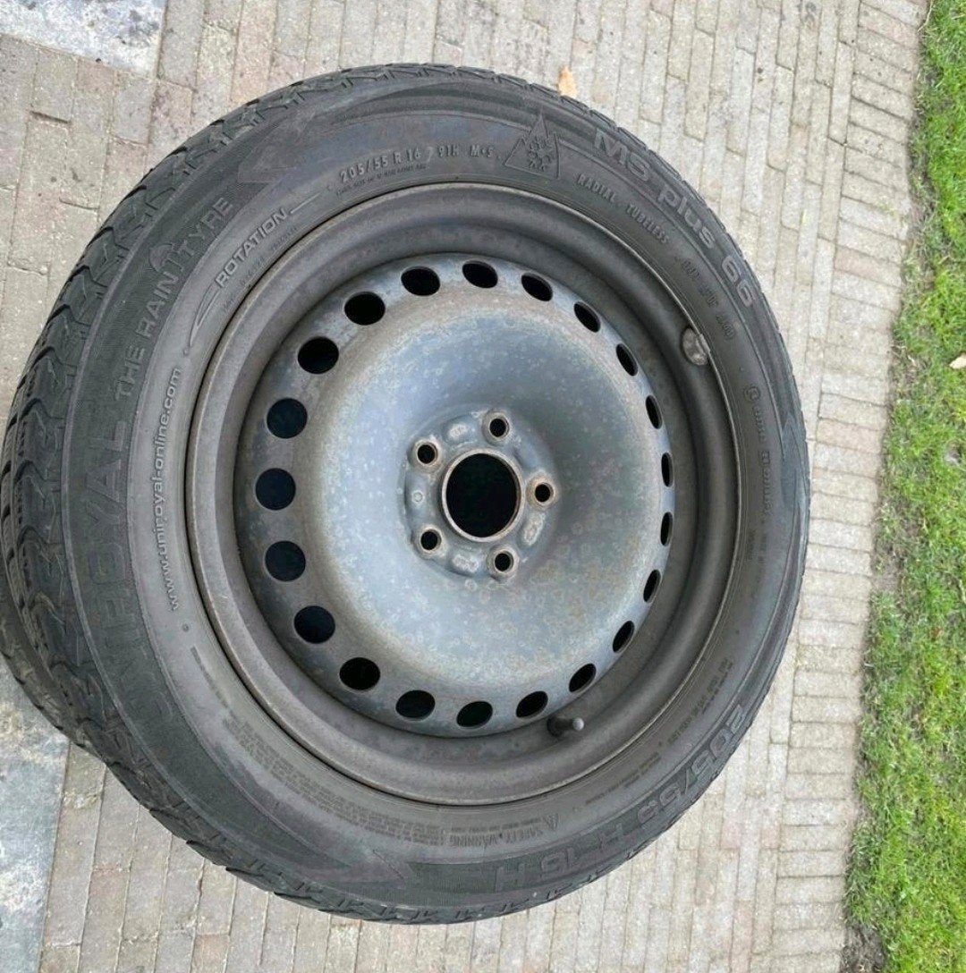 Winterbanden 205/55/R16 5x108 voor diverse Ford modellen, Ophalen, Gebruikt, Ford