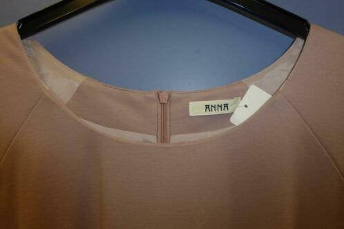 Anna van Toor nude / oud roze jurk met ritsen mt 46 nr 32488, Anna van Toor, Anna van Toor, ., Maat 46/48 (XL) of groter