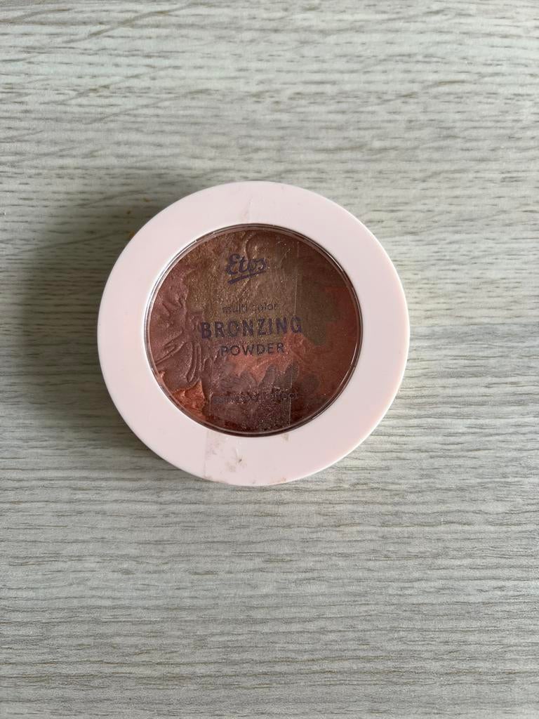 Etos bronzing powder, Wangen, Bruin, Ophalen of Verzenden, Zo goed als nieuw