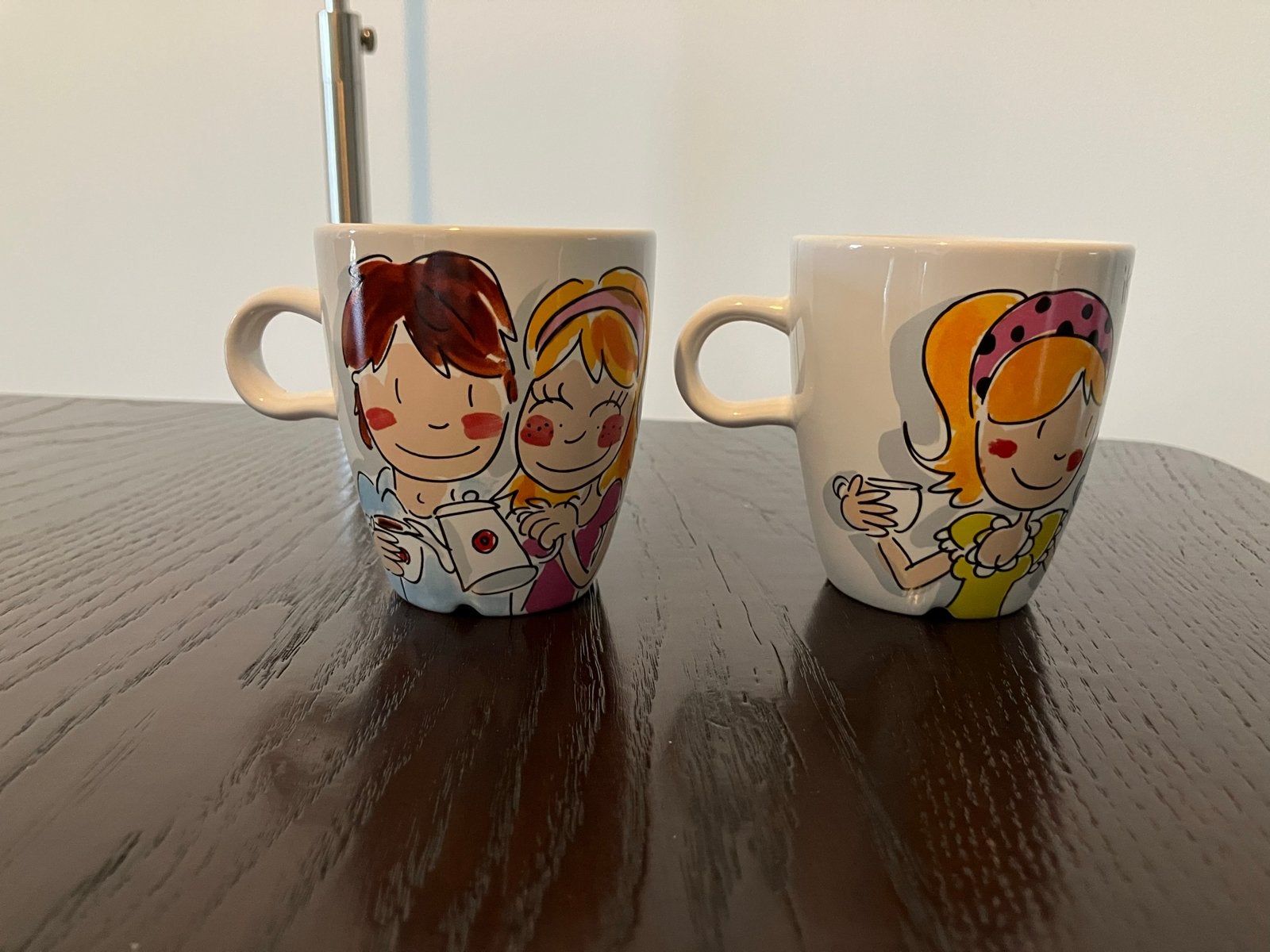 Blond Amsterdam DE mokken - set van 2, Huis en Inrichting, Keuken | Servies, Ophalen, Gebruikt, Keramiek, Mok