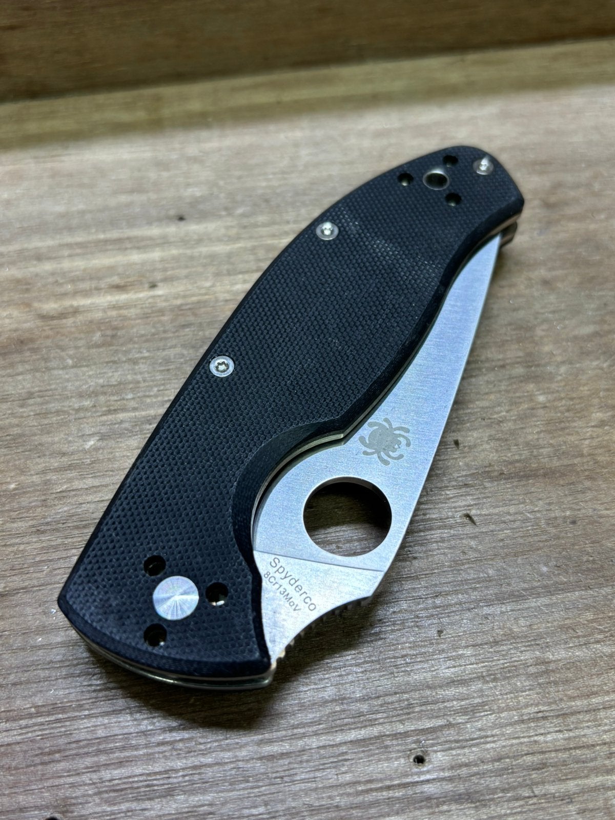 Spyderco Tenacious Zakmes - Gebruikt, Ophalen of Verzenden, Zo goed als nieuw
