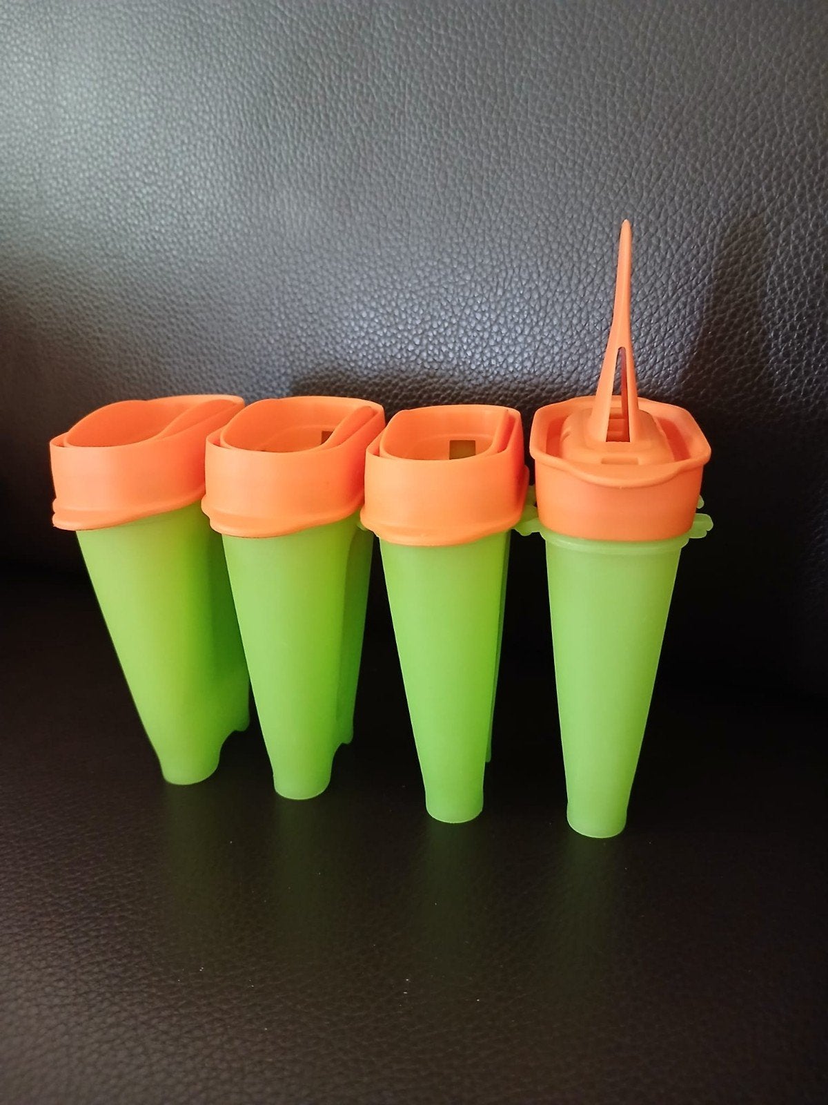 Tupperware ijsvormpjes - set van 4, Ophalen of Verzenden, Gebruikt, Groen, Overige typen