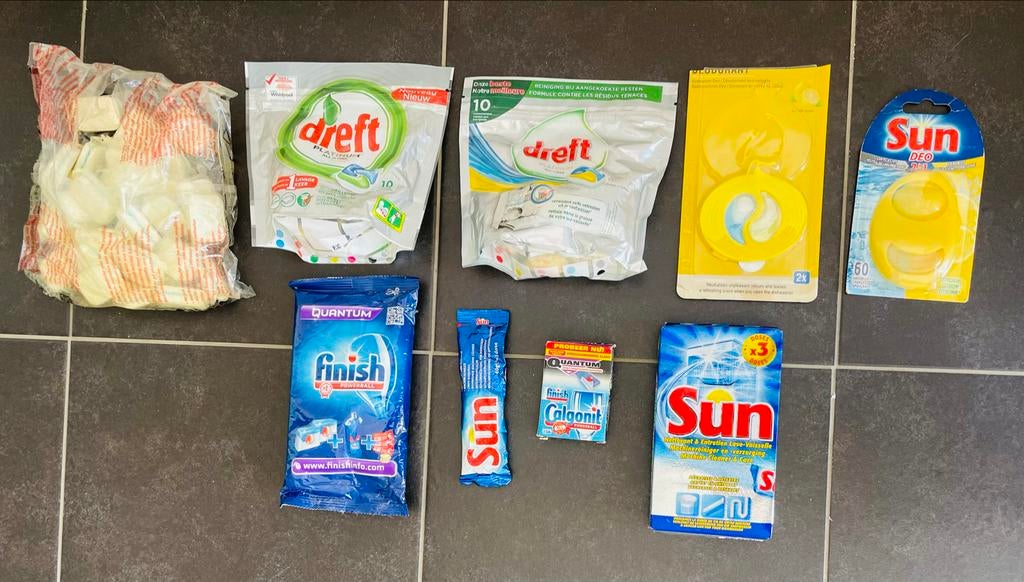 Vaatwasmiddel en vaatwasverfrisser pakket, Ophalen of Verzenden, Nieuw