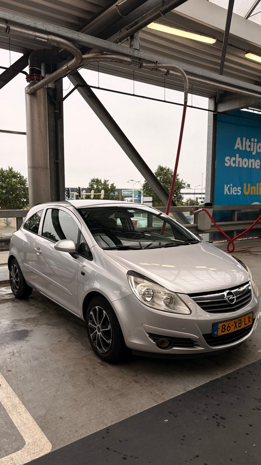 Opel Corsa 1.2 16V 3D WR 2007 Grijs, Auto's, Voorwielaandrijving, 40 €/maand, Zwart, 4 cilinders