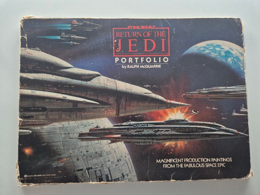 Star Wars Overig Vintage Portfolie McQuarrie 1983 2 prints, Ophalen of Verzenden, Nieuw, Actiefiguurtje