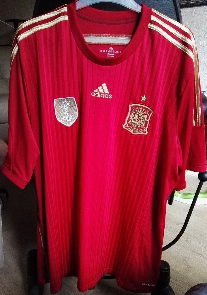 shirt; Nationaal Elftal Spanje, Adidas, 2XL, Ophalen of Verzenden, Zo goed als nieuw, Buitenlandse clubs, Shirt
