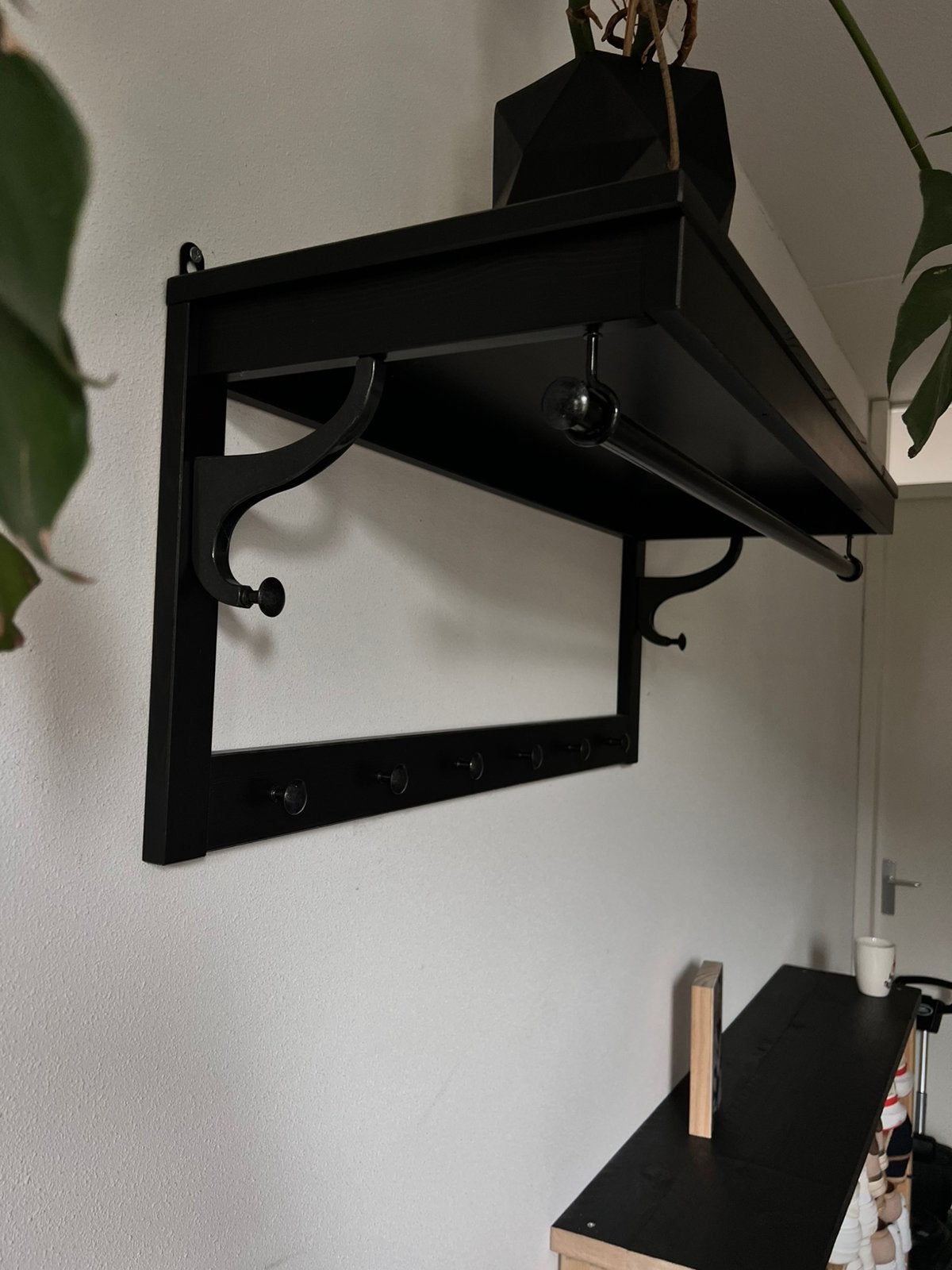 Wandkapstok, Zo goed als nieuw, Minder dan 100 cm, Hout, Ophalen