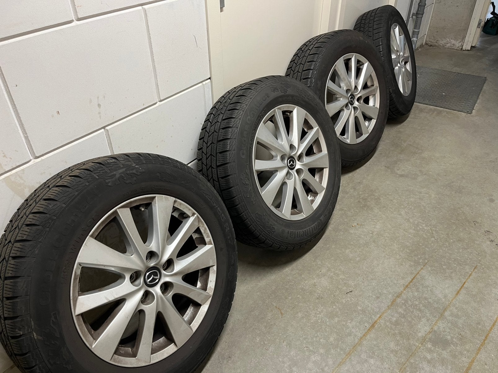 Originele mazda cx 5 velgen met winterbanden