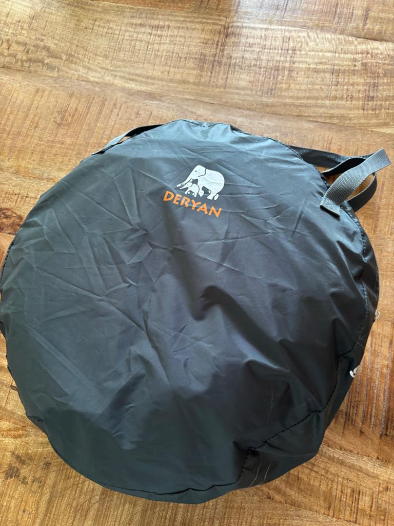 Deryan slaaptent voor peuters met zelf opblaasbaar matras, Eenpersoons, Zo goed als nieuw, Overige maten, 190 cm of minder
