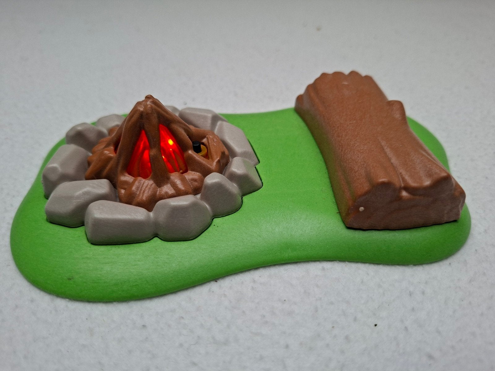 Playmobil kampvuur met licht en boomstam, Ophalen of Verzenden, Zo goed als nieuw, Jongen of Meisje