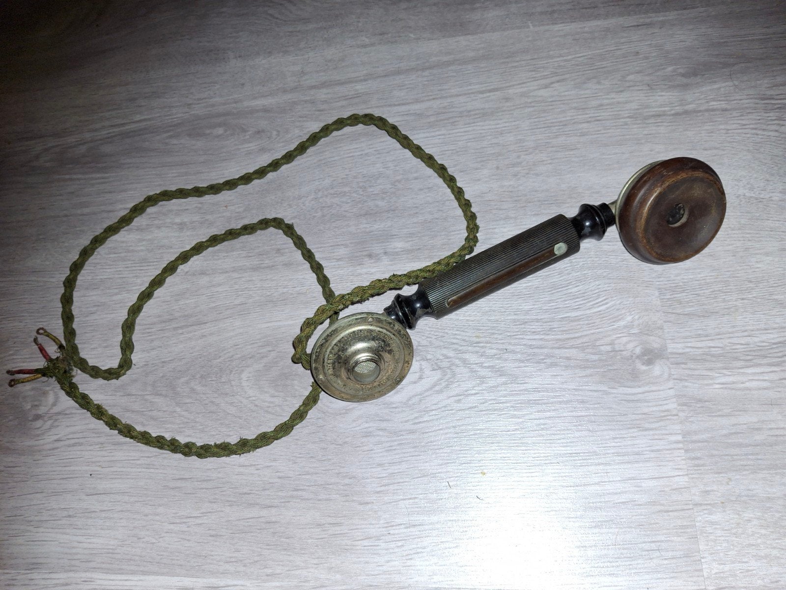 Antieke Ericsson telefoonhoorn., Ophalen of Verzenden