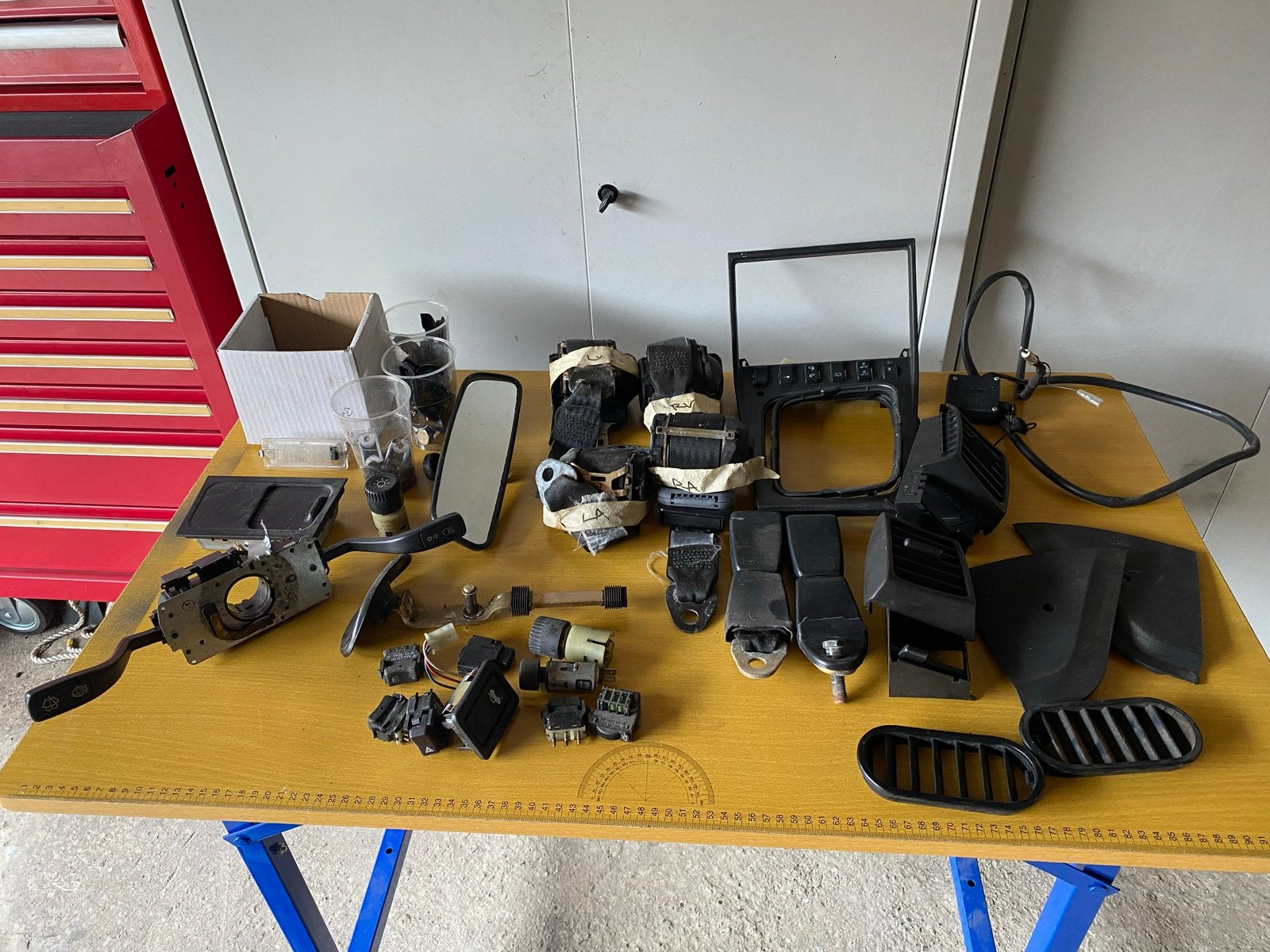 Diverse interieurdelen  porsche 944, Auto-onderdelen, Ophalen of Verzenden, Gebruikt, Universele onderdelen