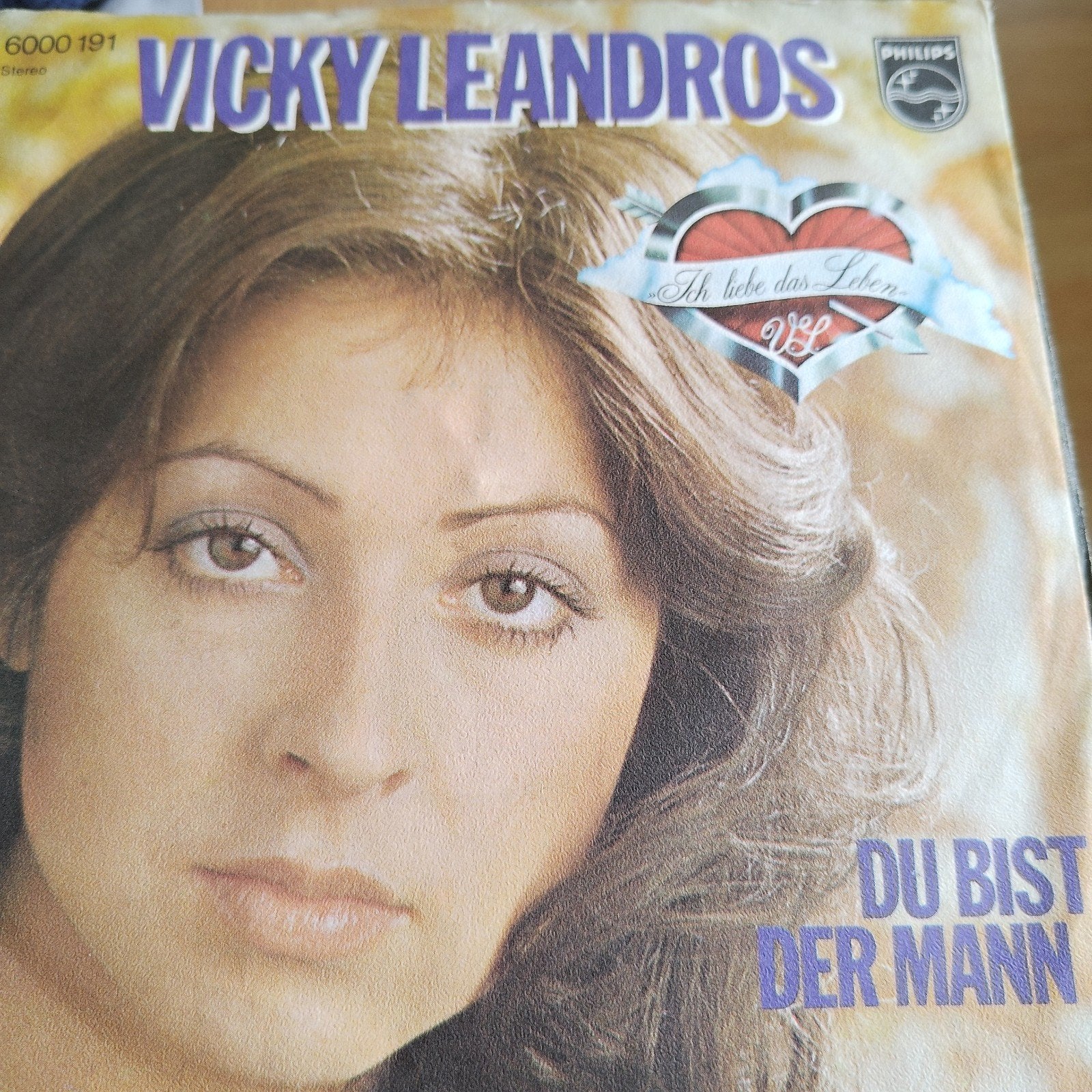 Vicky Leandros - Du Bist Der Mann / Ich Liebe Das Leben, Ophalen of Verzenden, Gebruikt, 7 inch, EP