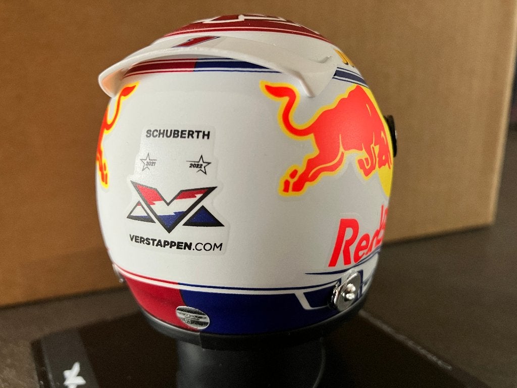 ✅ Max Verstappen 1:4 helm 2023 Dutch GP Red Bull RB19, Ophalen of Verzenden, Nieuw, Formule 1